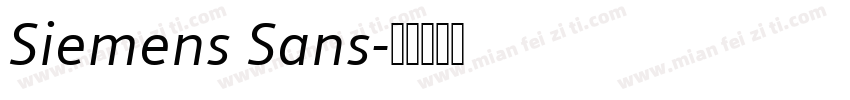 Siemens Sans字体转换